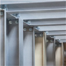 Fiberglass profiles for structural support